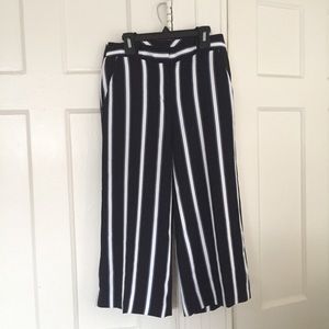 LOFT cutouts wide leg pants